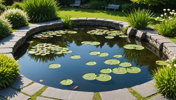 Comment créer un petit bassin aquatique extérieur ?