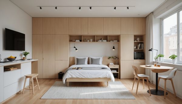 Comment optimiser l'espace dans un petit studio ?
