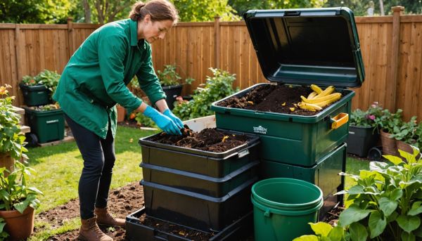 Le compostage domestique réduit vos déchets verts