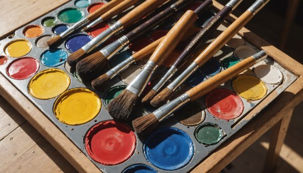 Quels pinceaux choisir pour la peinture acrylique ?